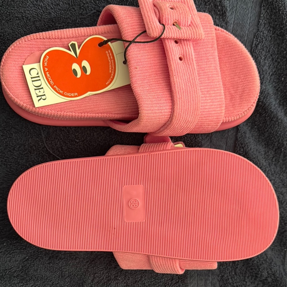 Cider Pink Sandals with Adjustable Strap